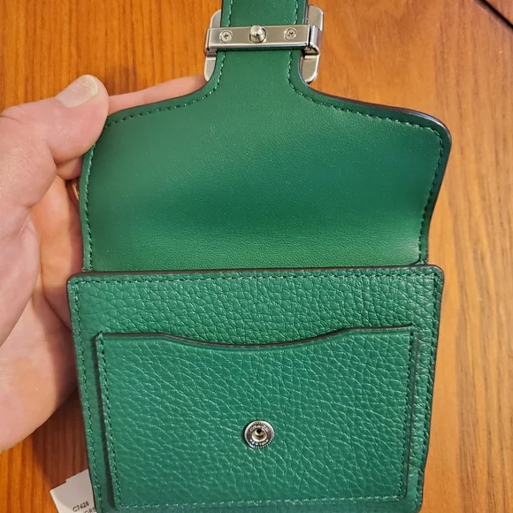 COPY - Coach Pebbled Leather Wallet - Picture 2 of 6